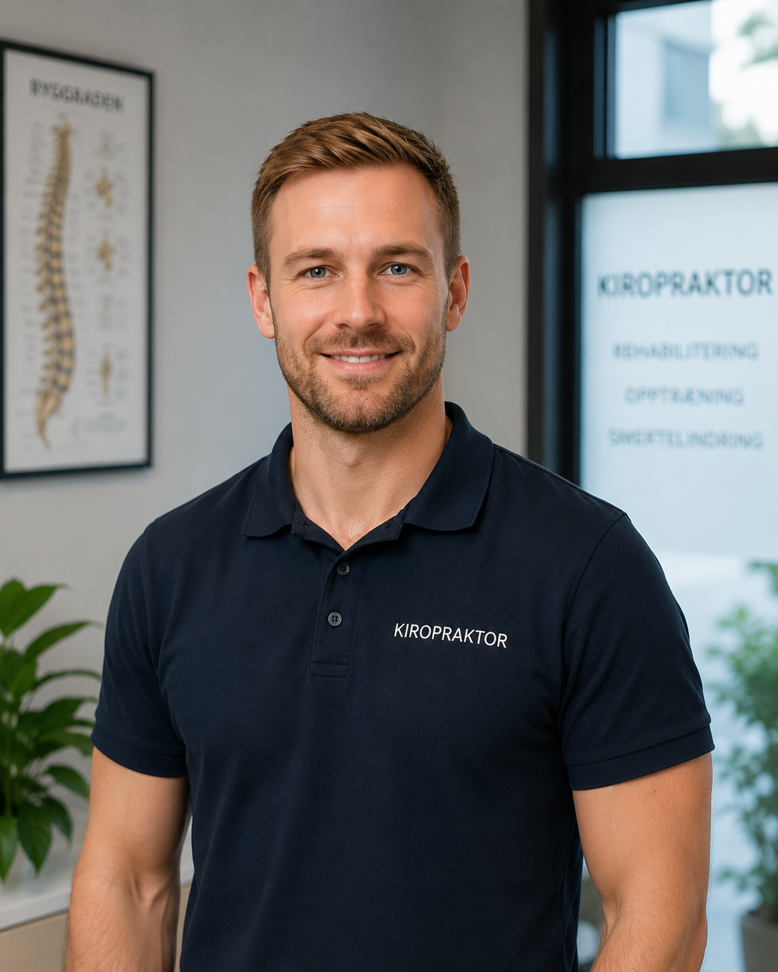Portrett av kiropraktor Andreas Lien